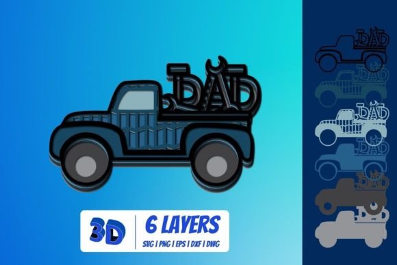 3D Fathers Day Truck SVG: A Creative Solution for Personalized Gifts