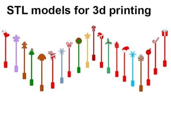 Christmas Stirring Sticks STL Files: A Practical Addition to Your Holiday Workflow