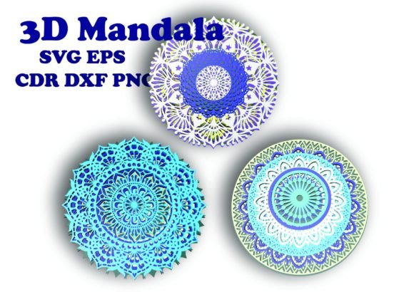 Exploring the Art and Utility of 3D Mandala Decor with 4-7 Layers