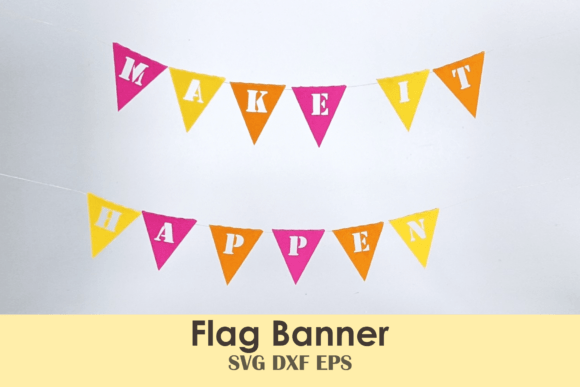 Flag Banner with Letters DIY Template: A Creative Solution for Custom Signage