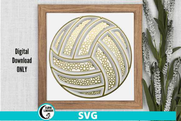 Floral Volleyball 3D: A Stunning 3D Papercraft for Volleyball Enthusiasts