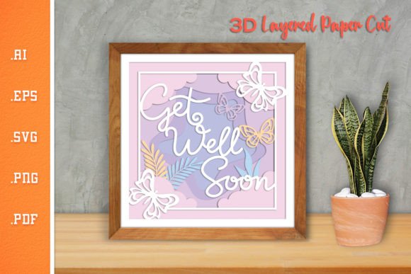 Get Well Soon - 3D Layered Paper Cut 3: A Strategic Tool for Creative Expression and Communication