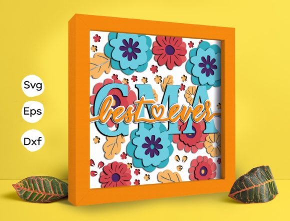 Gma Best Ever Flower Papercut Light Box