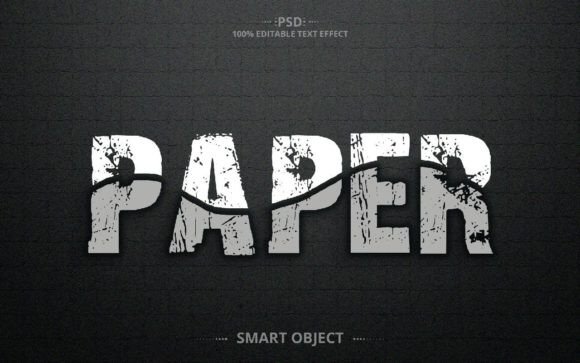 Paper Best Text Effect Design for Creative Projects
