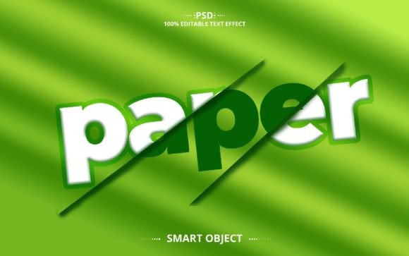 Paper Cut Creative Text Effect Design: A Modern Approach to Digital Creativity