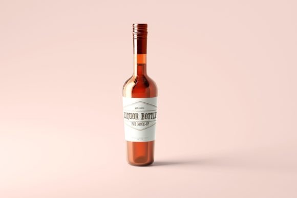 Round Liquor Bottle Mockup: A Versatile Tool for Designers and Marketers