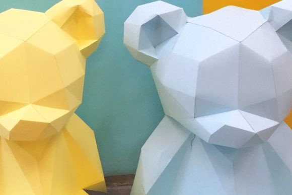 Teddy Bear Paper Sculpture: A Creative and Versatile Craft Project