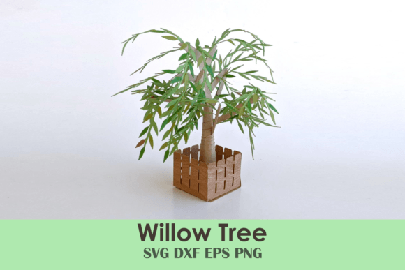 Willow Tree Papercraft Template